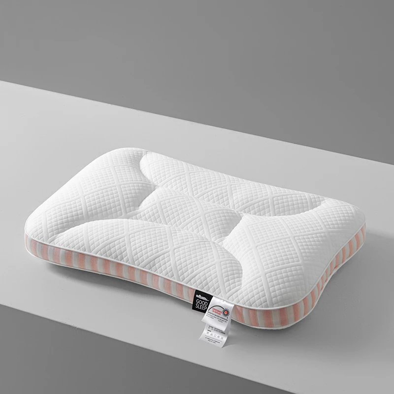 单只SPA护颈枕・针织棉枕芯护颈椎睡眠分区软枕家用睡眠枕柔软