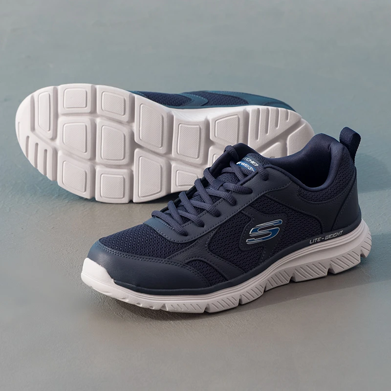 斯凯奇男鞋户外跑步鞋2025秋季新款耐磨休闲健身训练运动鞋流光风