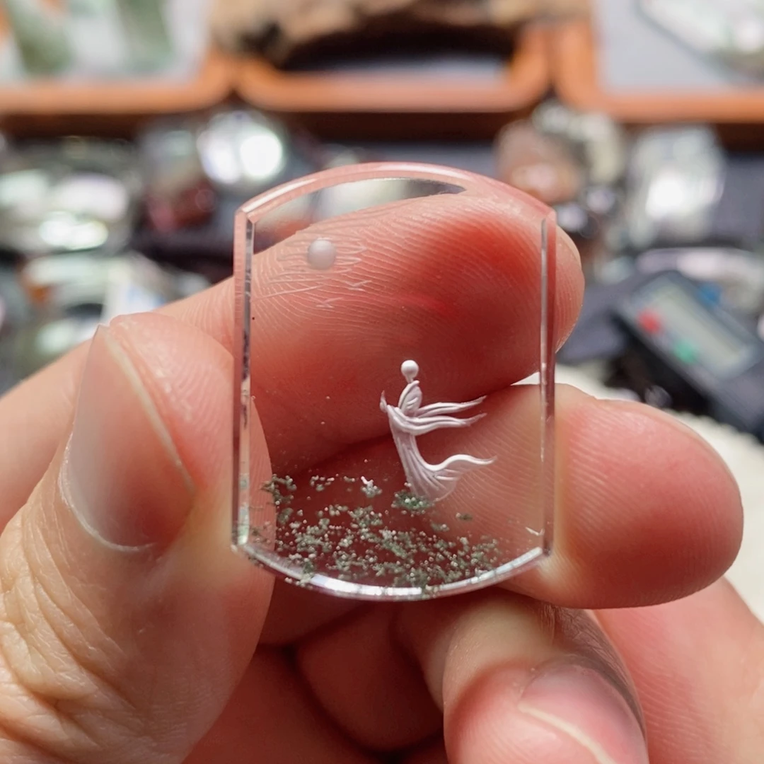 水晶未镶嵌吊坠(不含链)