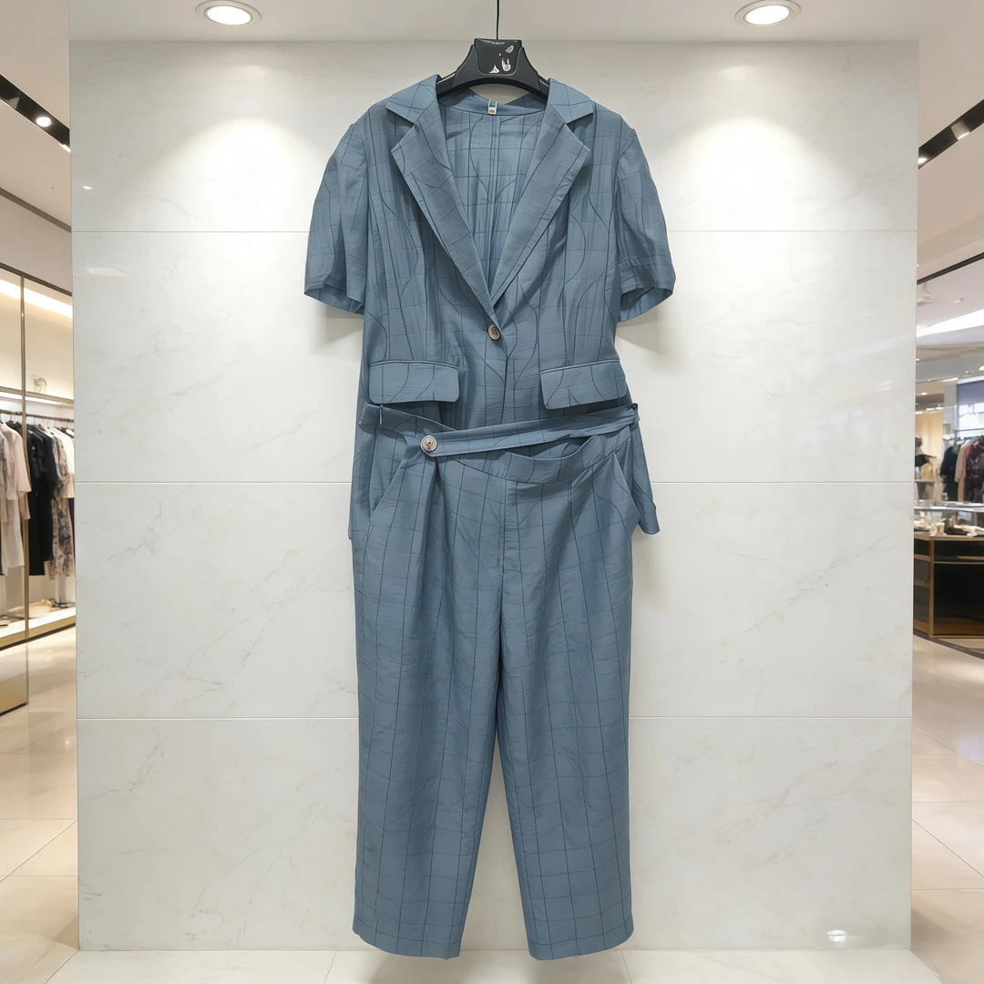 K40冰凉感休闲西服套装