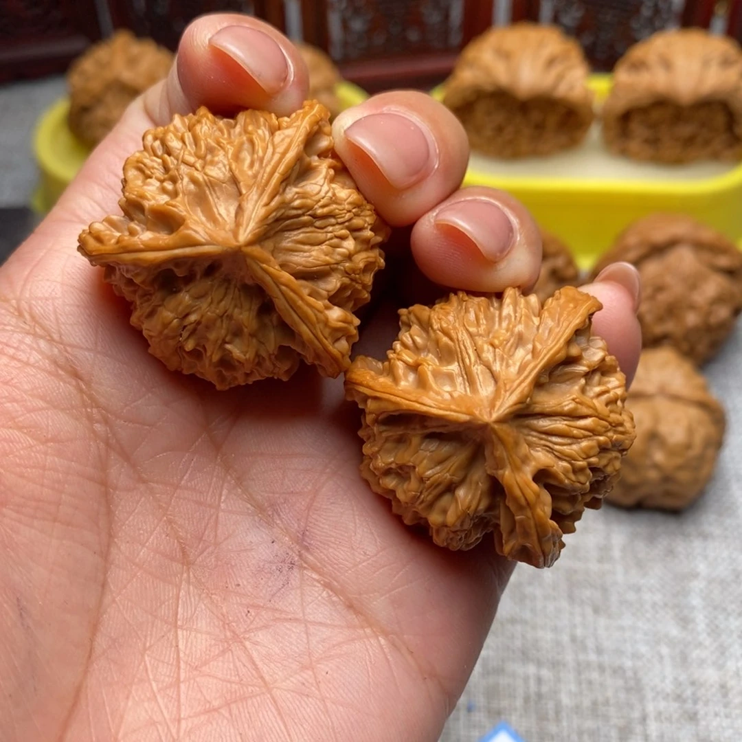 文玩核桃把件L三棱38全