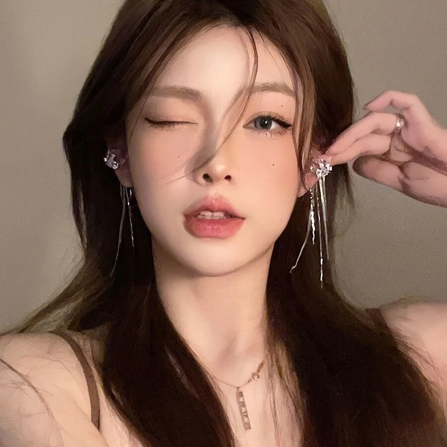 新款长款流苏耳夹女无耳洞耳饰耳骨夹无痛小众高级感耳环无洞耳挂