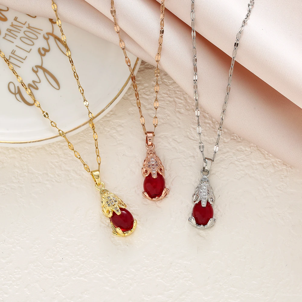 钛钢项链 美951钛钢项链锁骨链时尚饰品女不用管图片