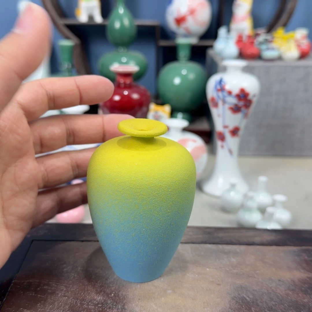 陶瓷手工小花器摆件