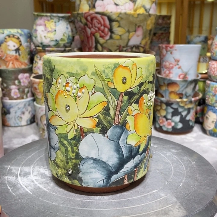 景德镇艺术手绘作品