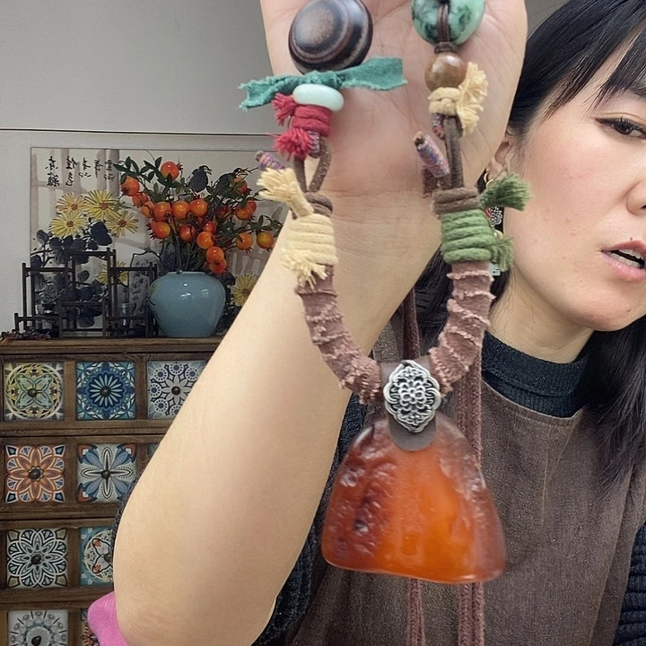 蜜蜡项链未镶嵌项链