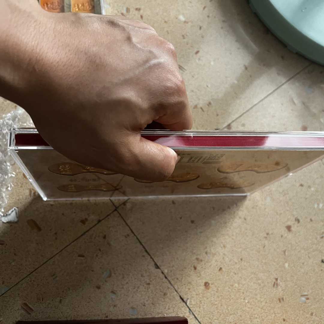 （藏收集）5个老板的订子入盒摆件