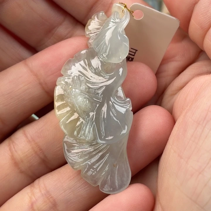 颈饰未镶嵌翡翠天然翡翠a货