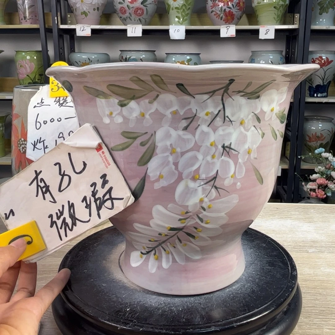 罐1tc景德镇陶瓷花盆