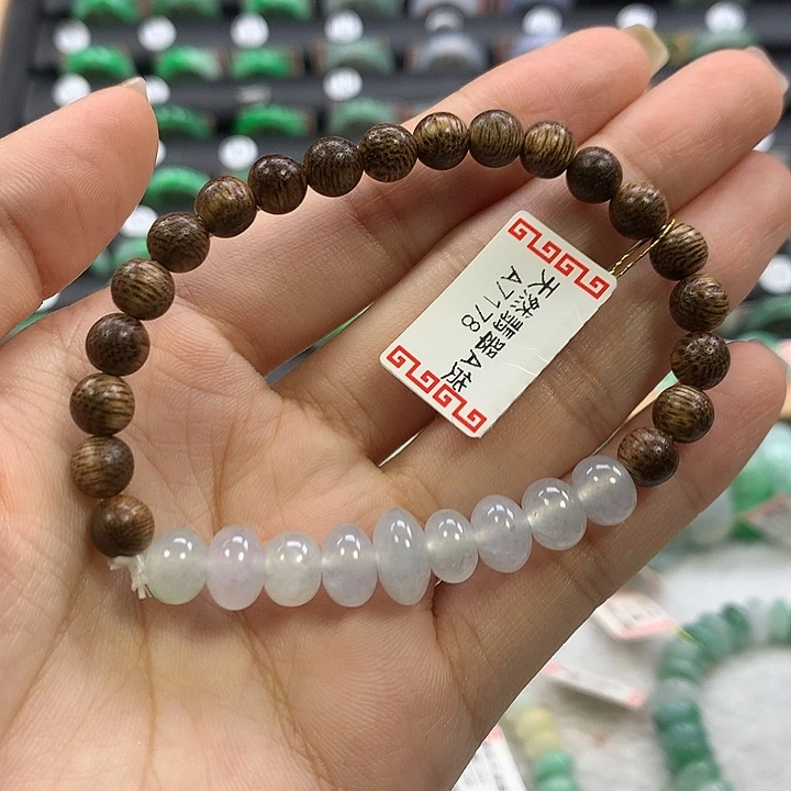 翡翠未镶嵌手链手串