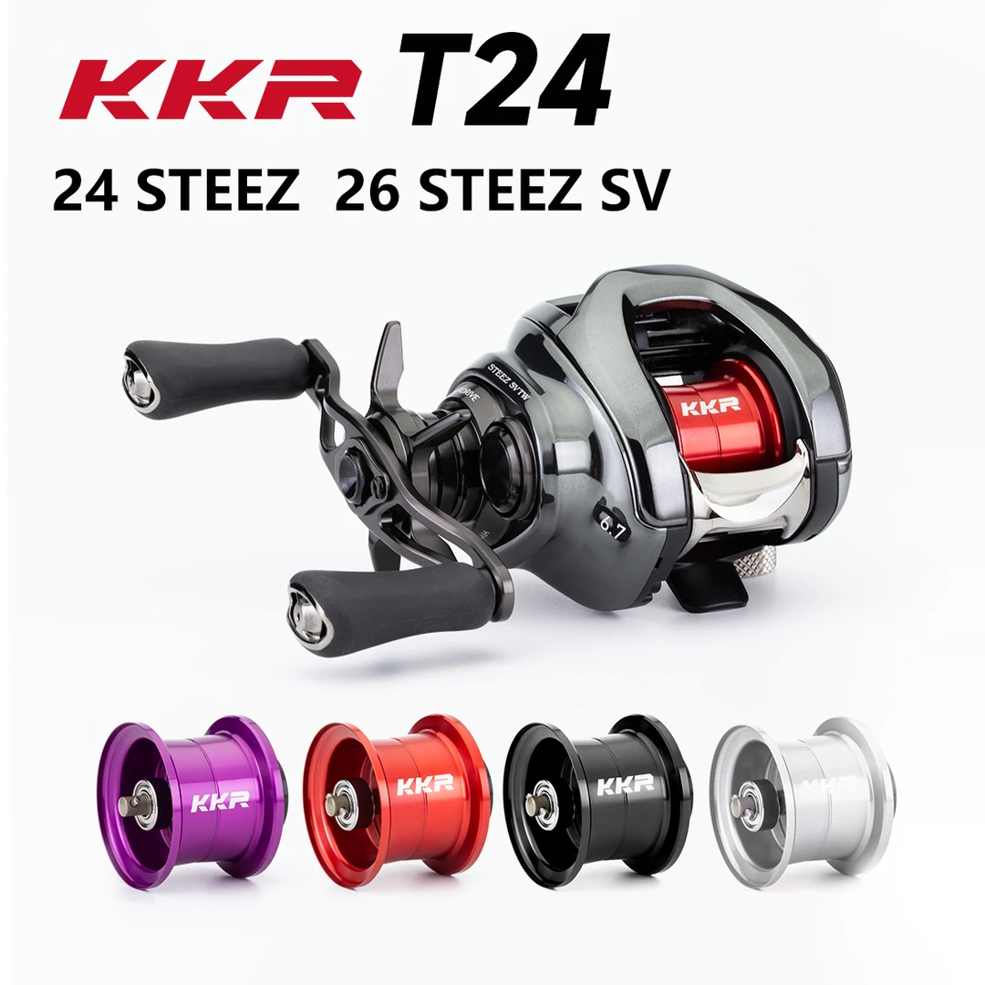 KKR改装线杯T24用于24 STEEZ线杯微物远投泛用路亚水滴轮线