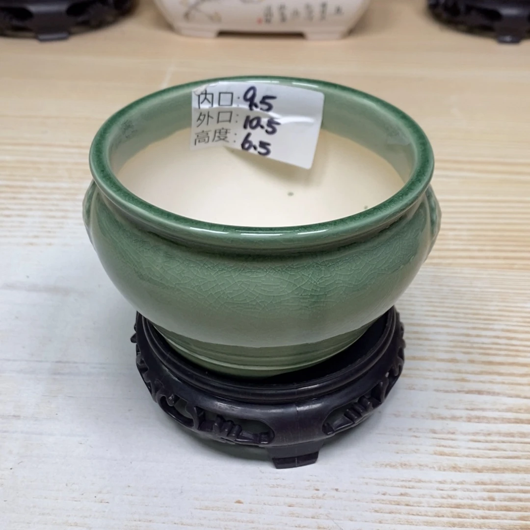 紫砂陶瓷花盆浮力