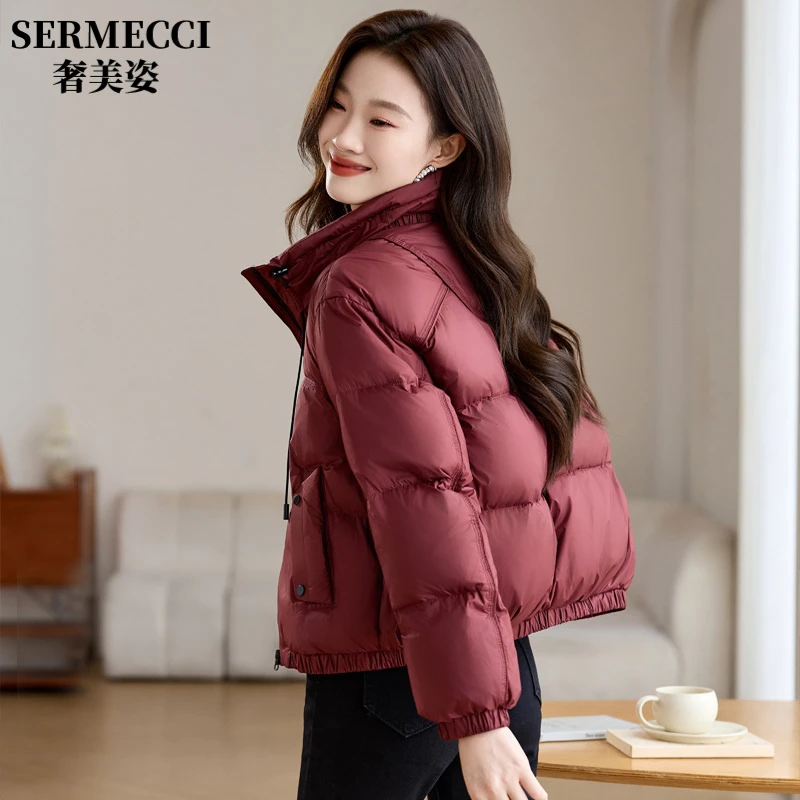 2025冬季新款宽松保暖轻薄羽绒服时尚流行超好看小个子女短款外套