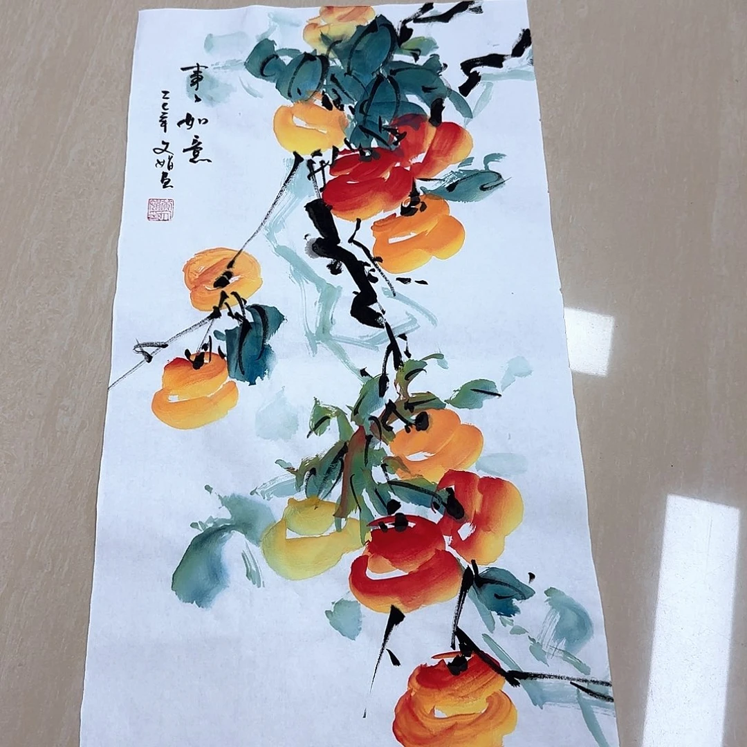 国画国画作品多次