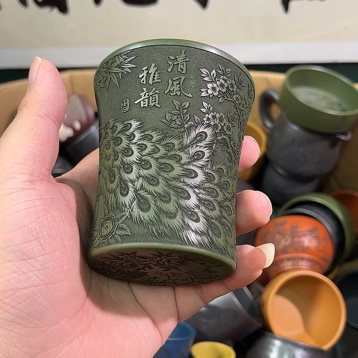 茶杯紫砂全手工紫砂主人杯
