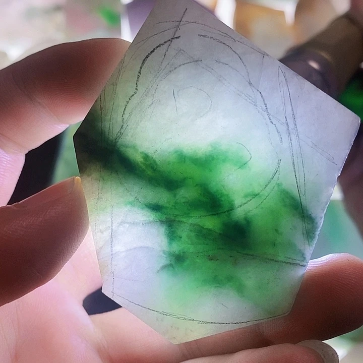 定制翡翠未镶嵌切料子，包工包料佛公