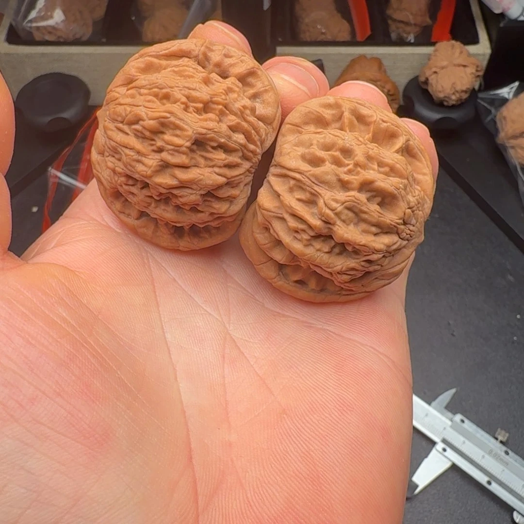 核桃把件42 全品虎头