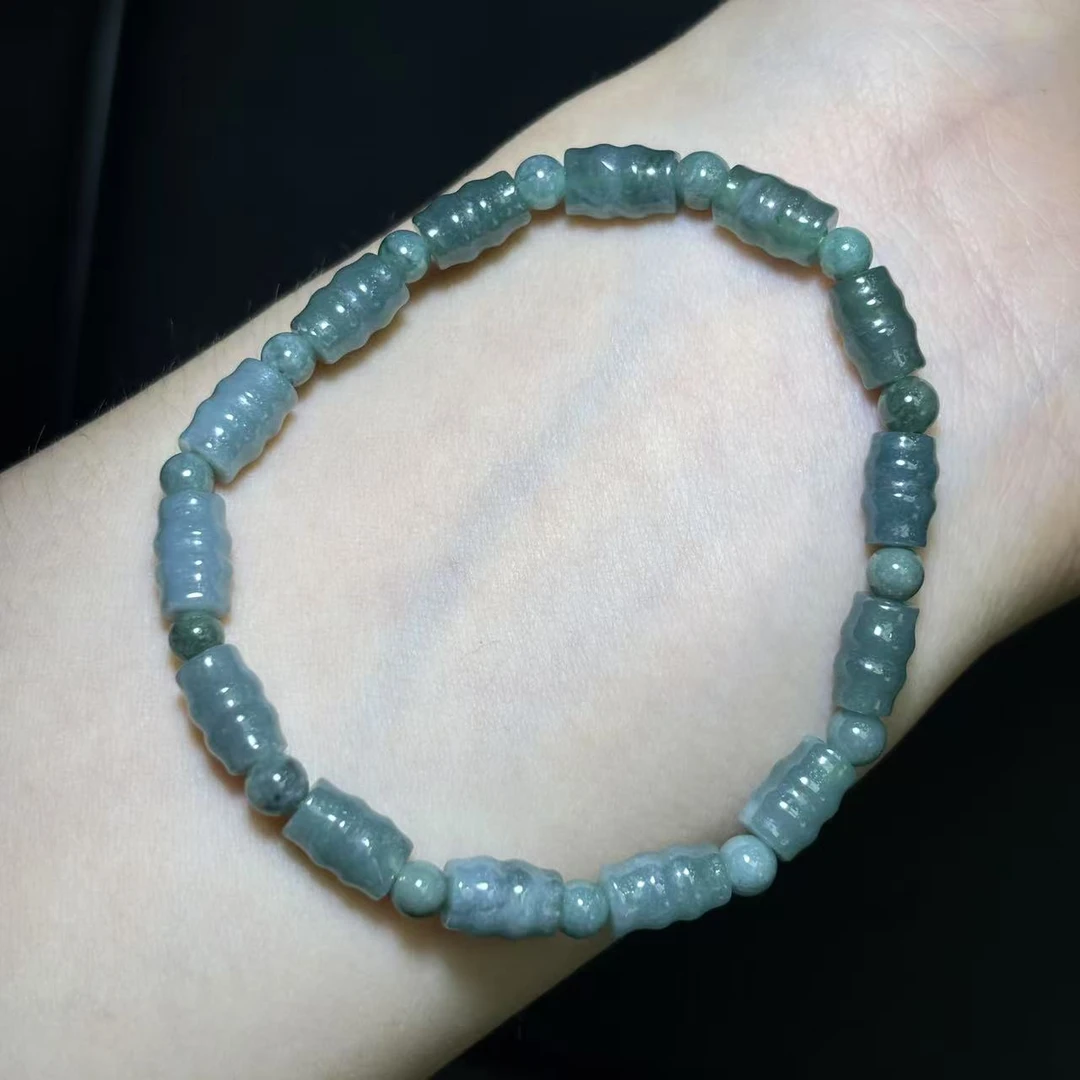 面面来财珠宝A5460-A货翡翠手串