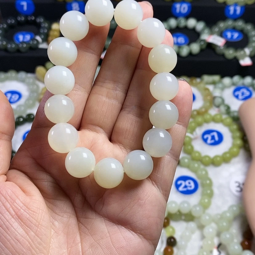 【闪购商品】未镶嵌岫玉手链O****k卡14