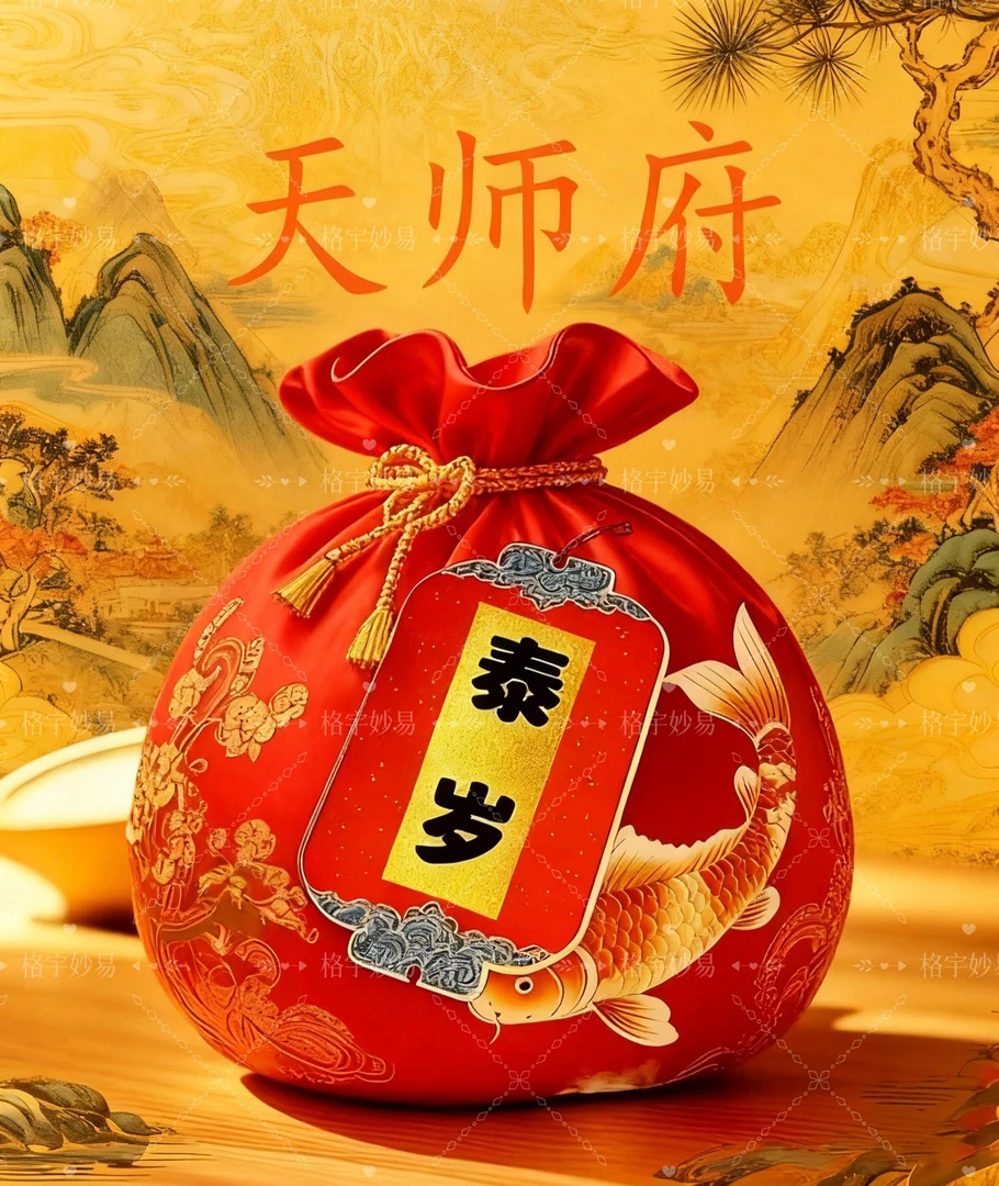 1号 泰遂【师傅推荐】生肖龙虎山 手绘卡 福袋挂饰