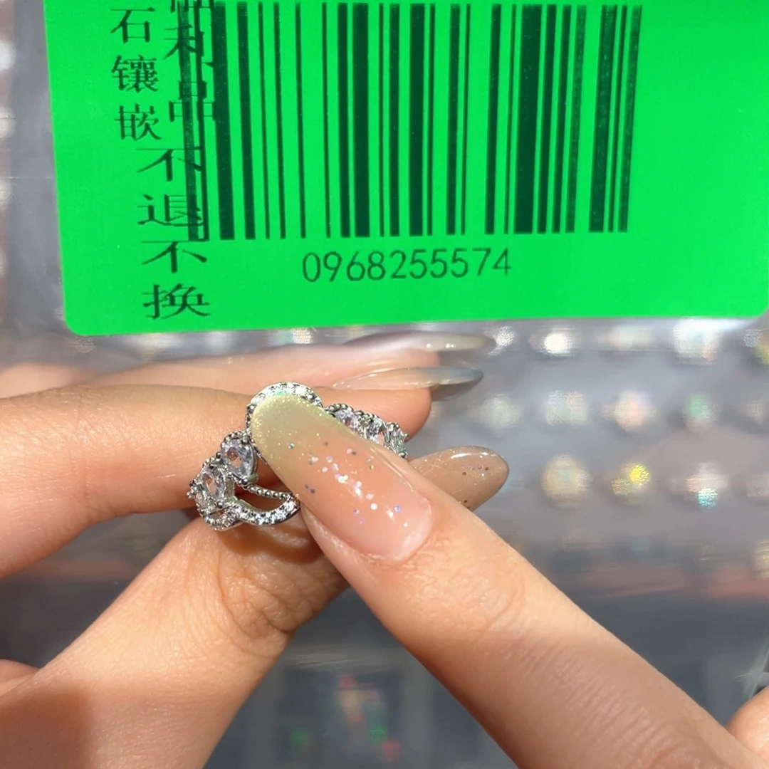 欧泊银S925镶嵌欧泊戒指团*i