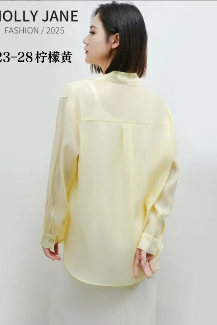 【淼淼妈】女款夏季薄纱款衬衫防晒服23