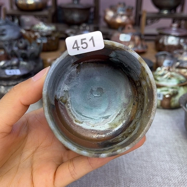 裸柴烧陶瓷手工茶器