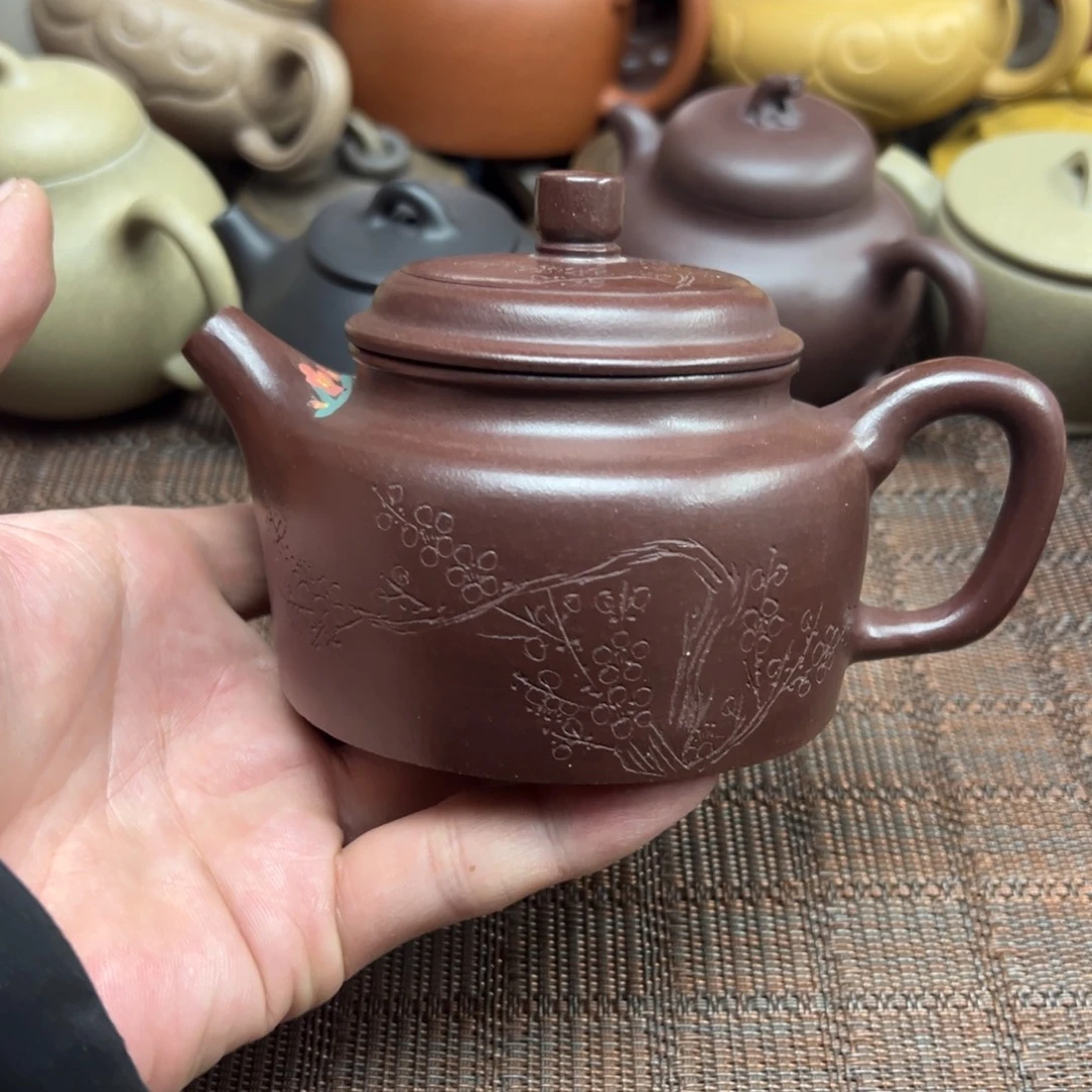 茶壶紫砂宜兴原矿紫砂壶230毫升容量
