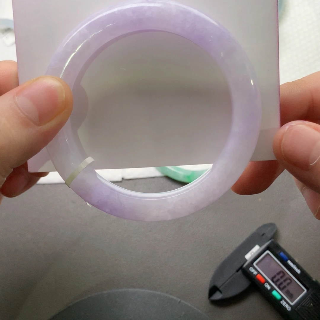 翡翠未镶嵌手镯55.7