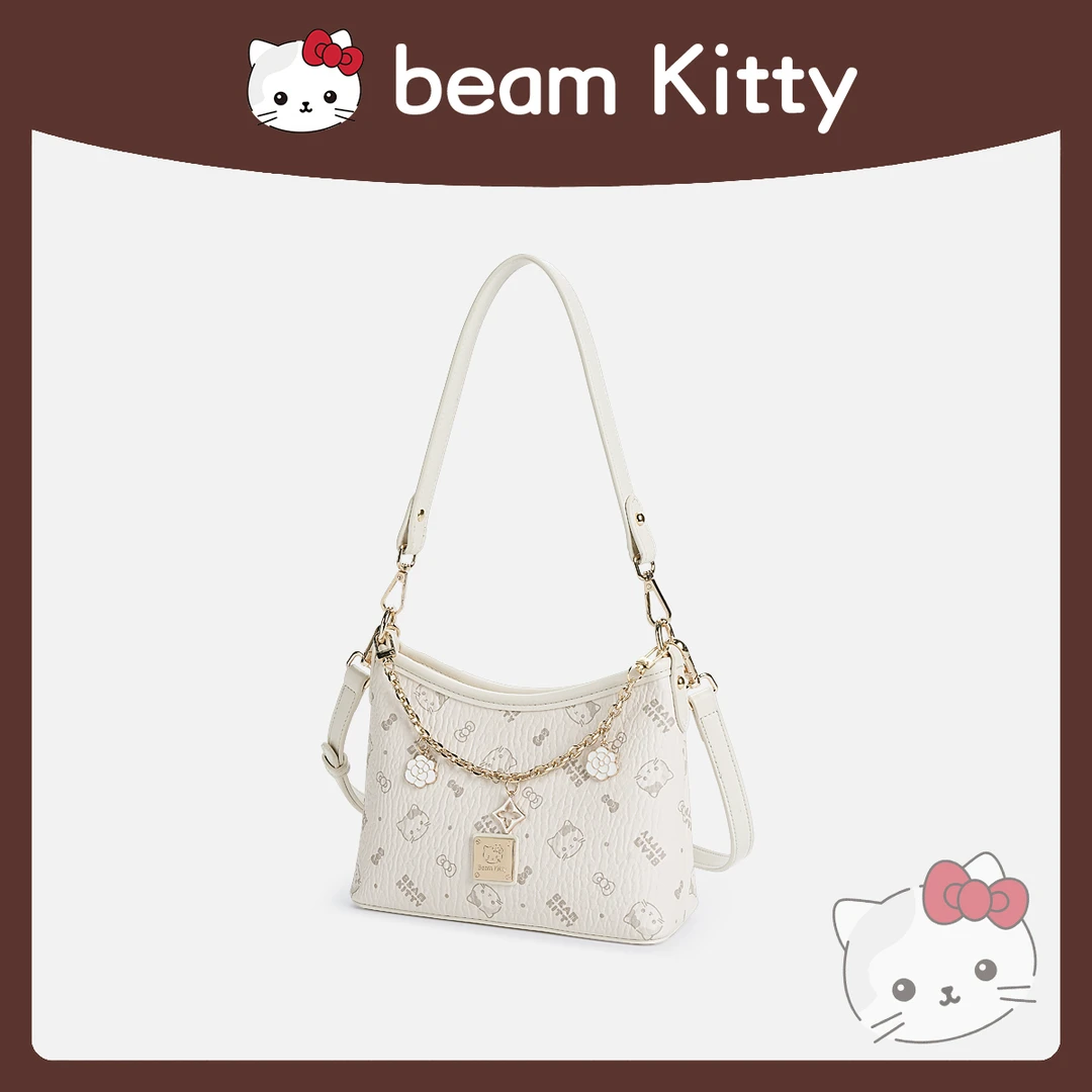 【Mary玛丽甄选】beam Kitty/杏色链条腋下包女斜挎包-5658