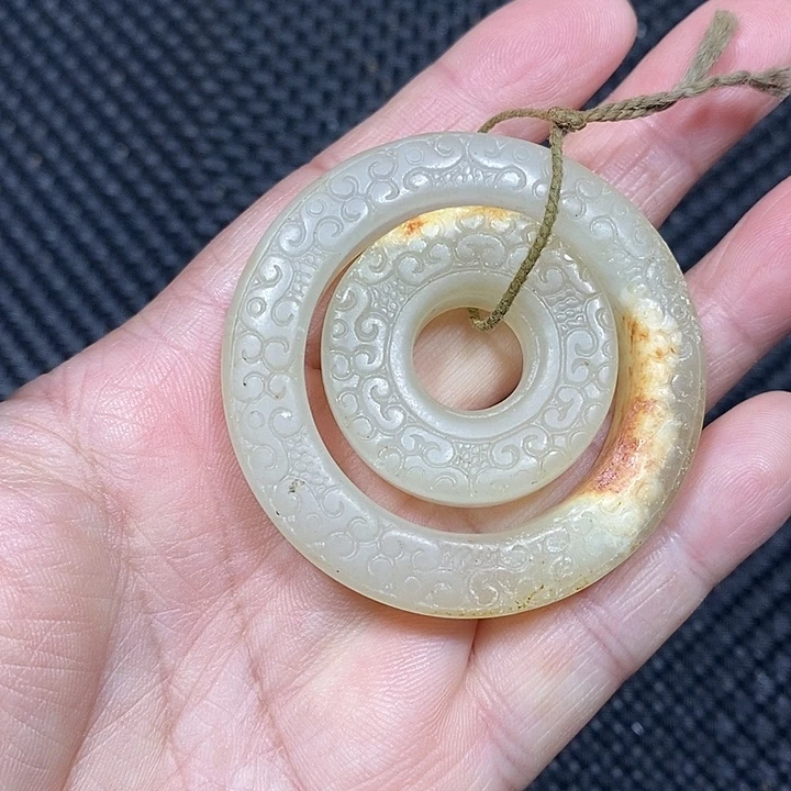 白玉菩提吊坠好物一物一图