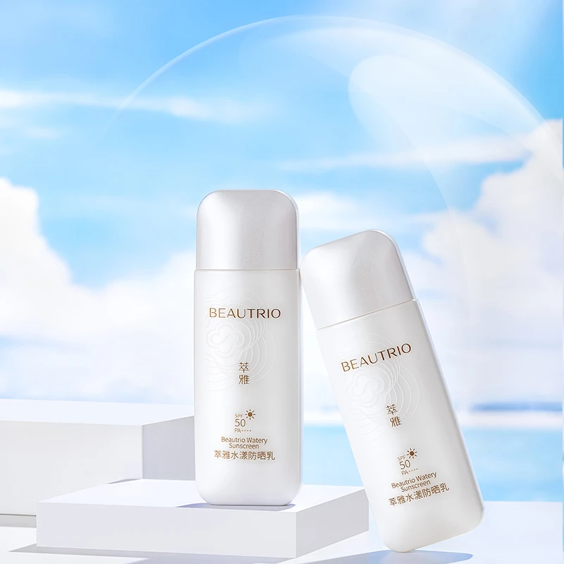 萃雅水漾防晒乳高倍防护防紫外线不粘腻不假白修护舒缓温和