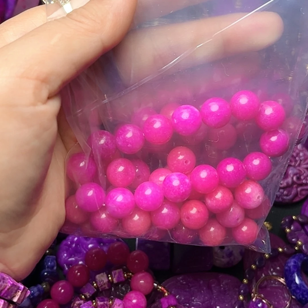 【闪购商品】玻璃DIY榆*舒具石老油料散珠