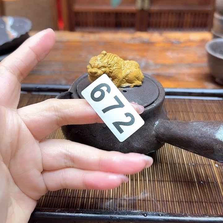 纯手工制作粗陶茶具