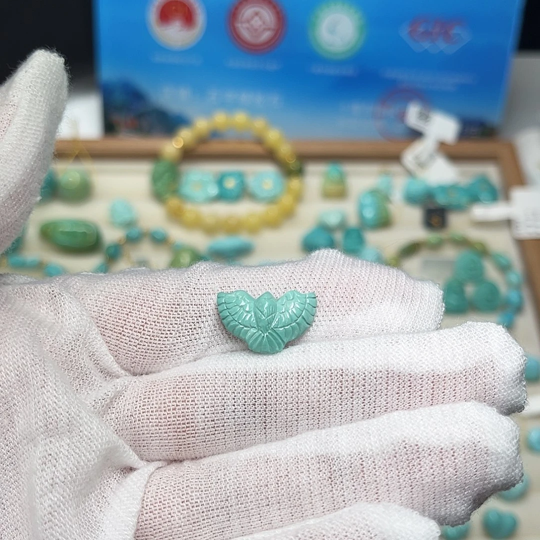 绿松石未镶嵌珠宝半成品