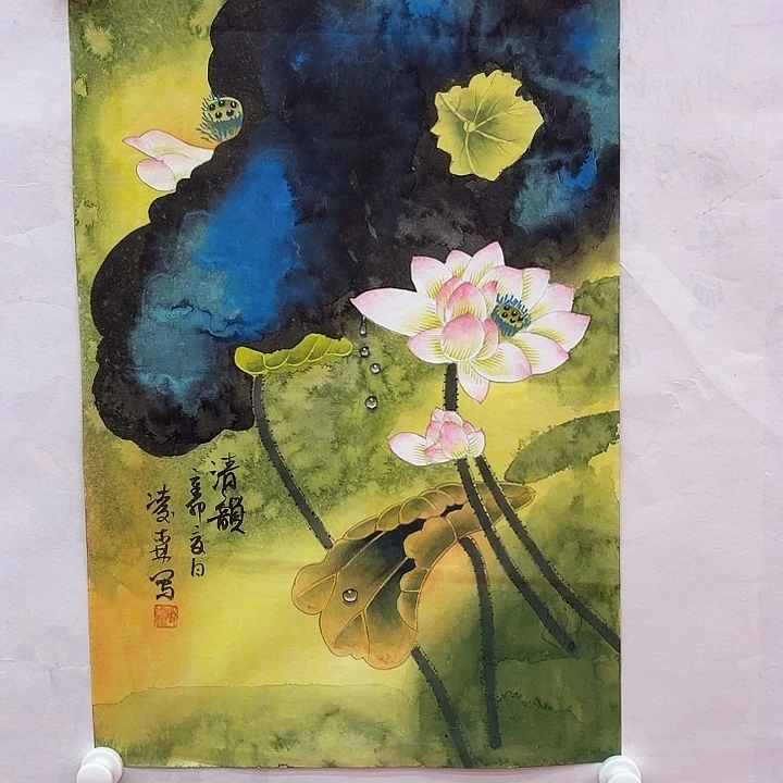 用***0国画凌森老师去伪存真原作