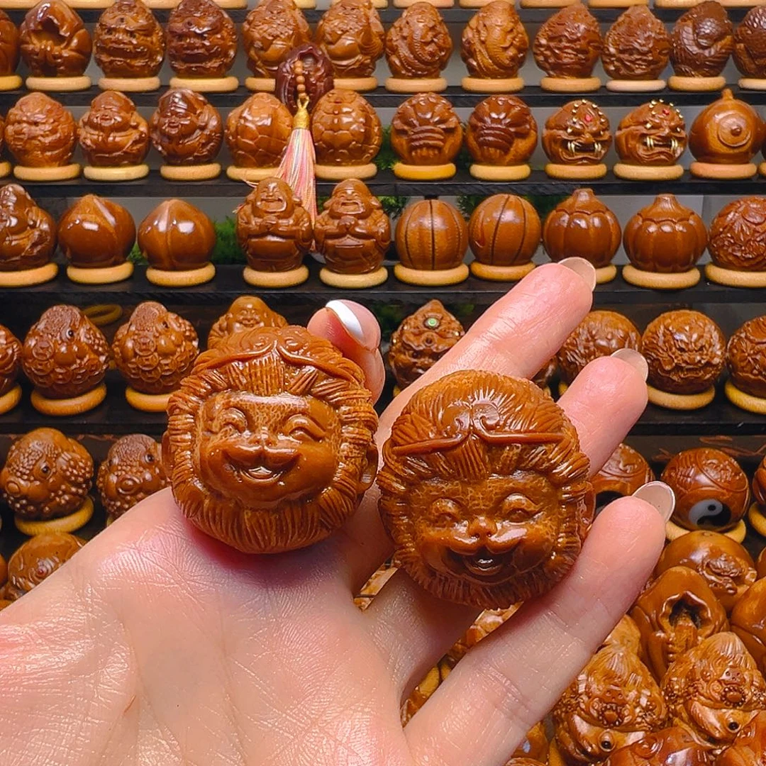 胡***根手串/手链橄榄核悟空一对