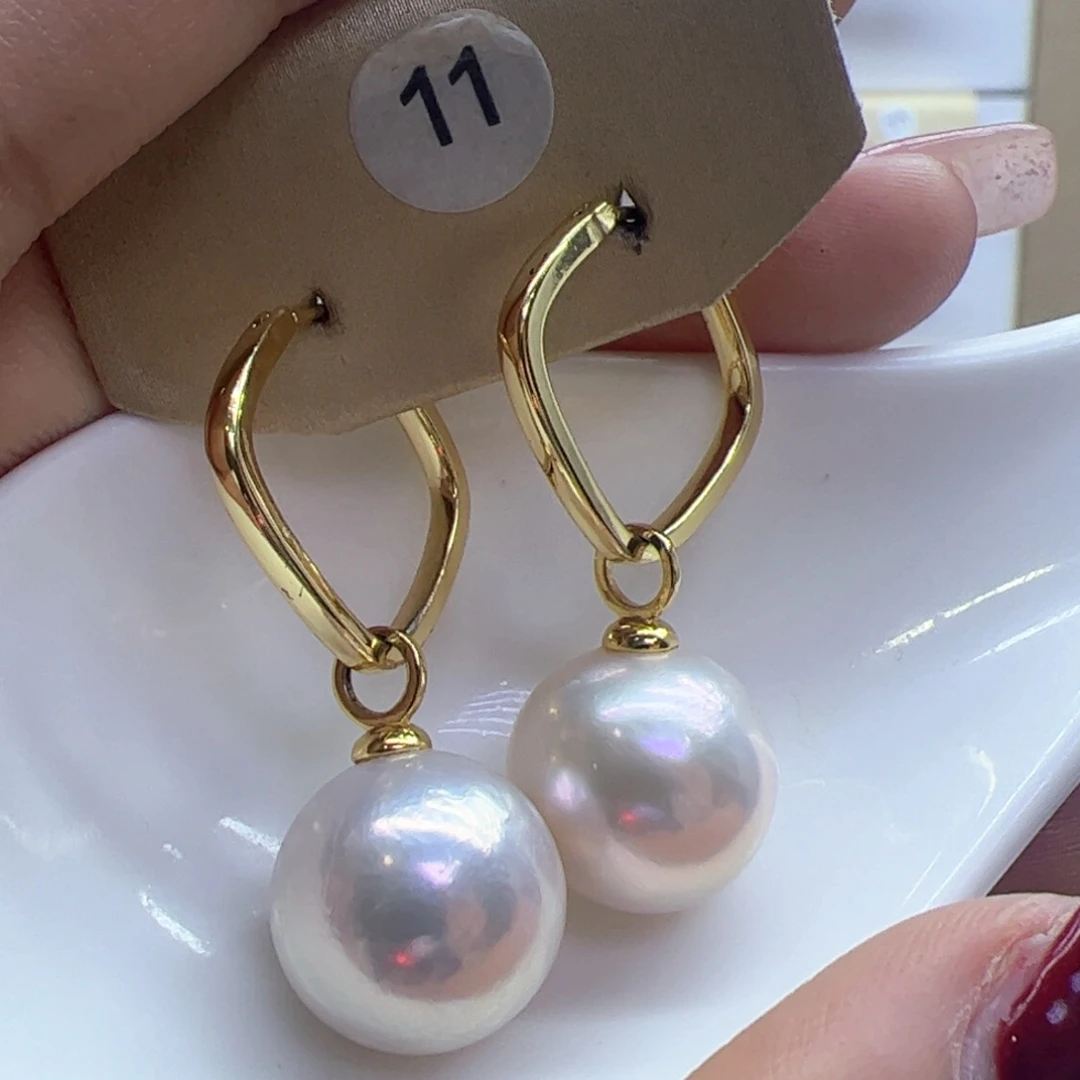 淡水珍珠耳饰未镶嵌