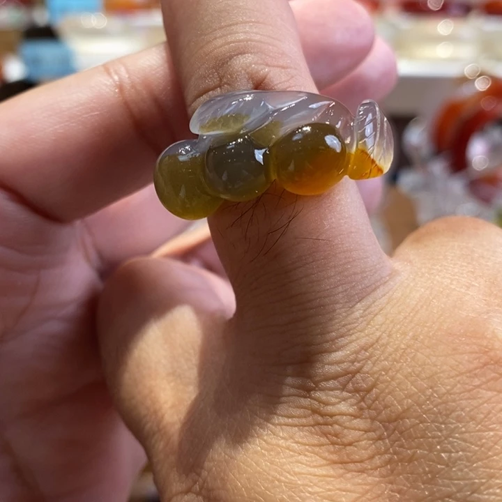 手镯玛瑙/玉髓未镶嵌鹿*秧