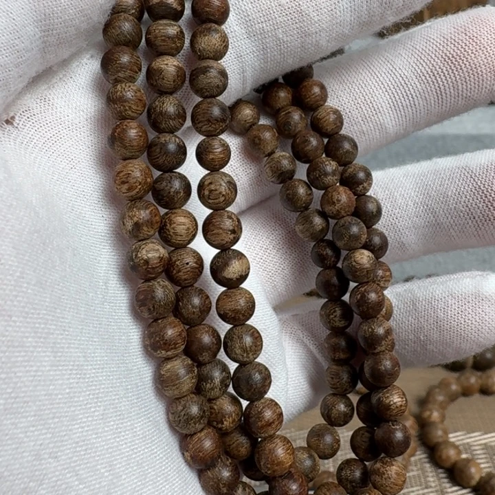 沉香手串惠安9分沉多圈沉香手串0.6规格13.2克