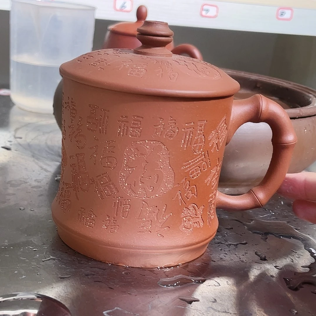 紫砂茶杯手工制作