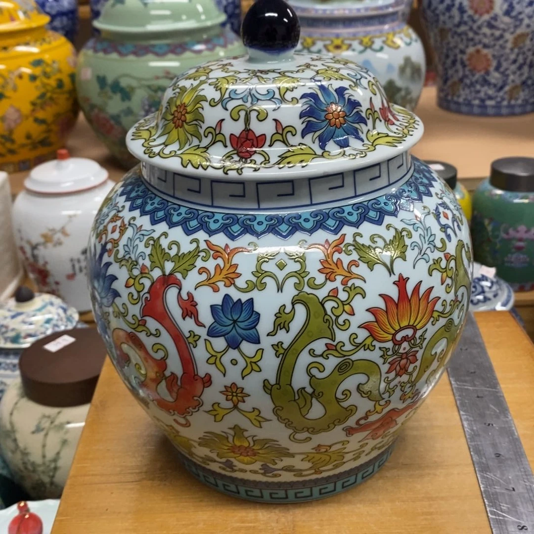 高端陶瓷茶叶罐陶瓷