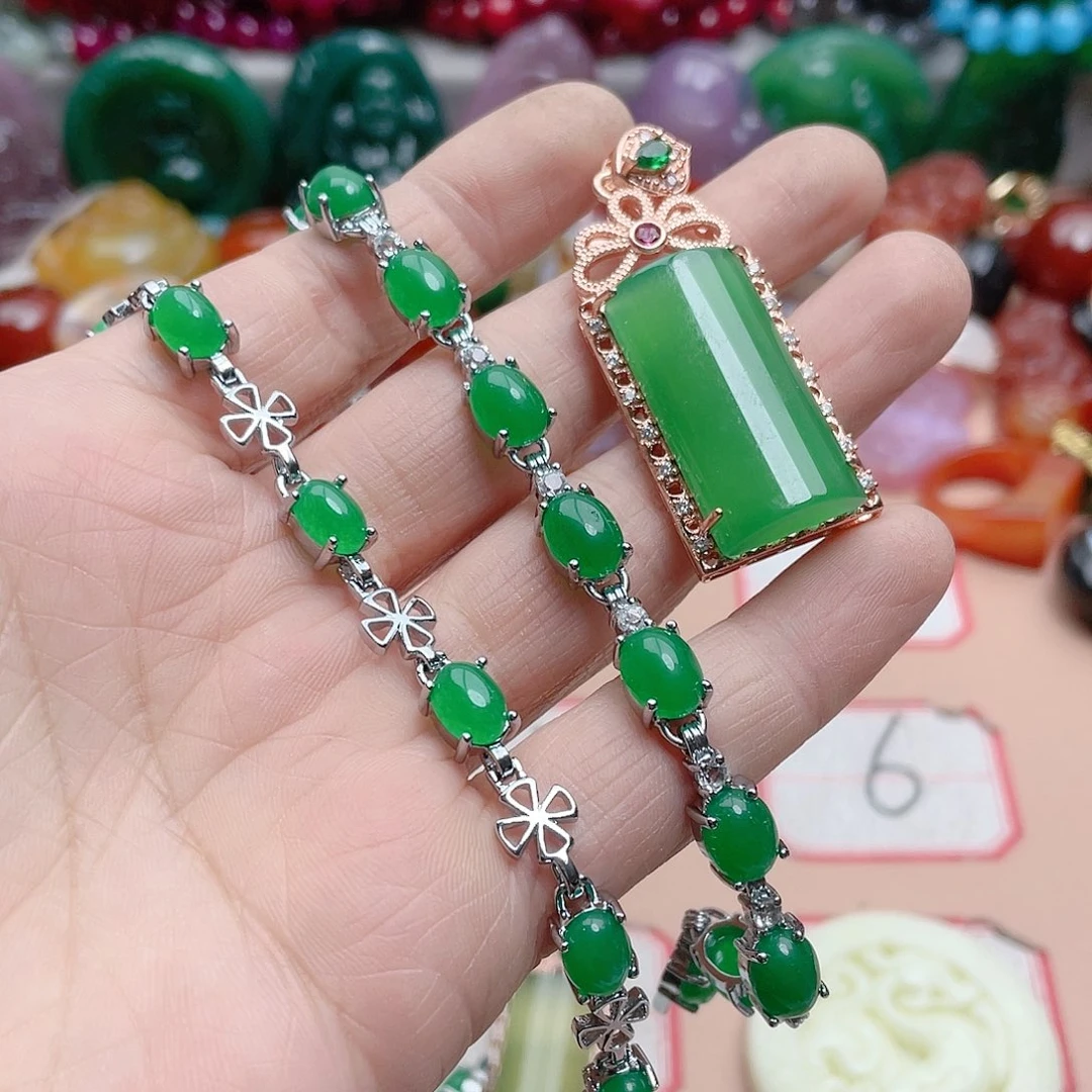 玛瑙/玉髓颈饰合金悟*生