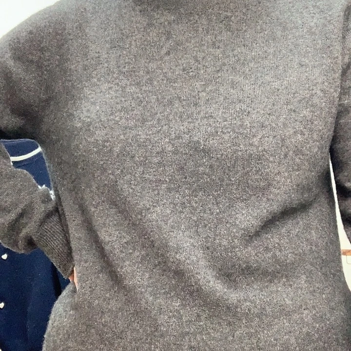 女士半高天青灰大号