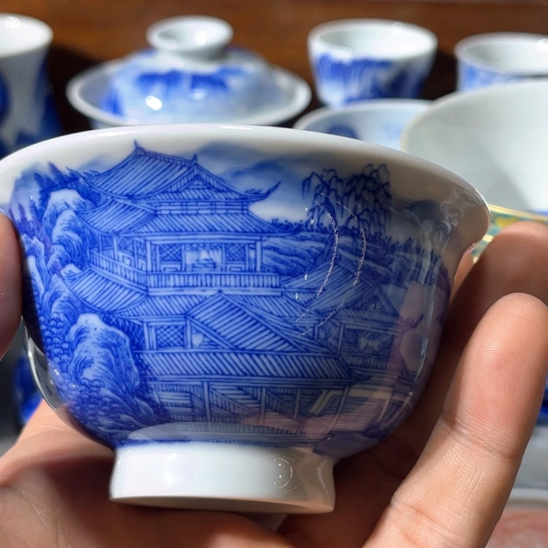 ༺***༻摆件手工手绘柴窑哈哈