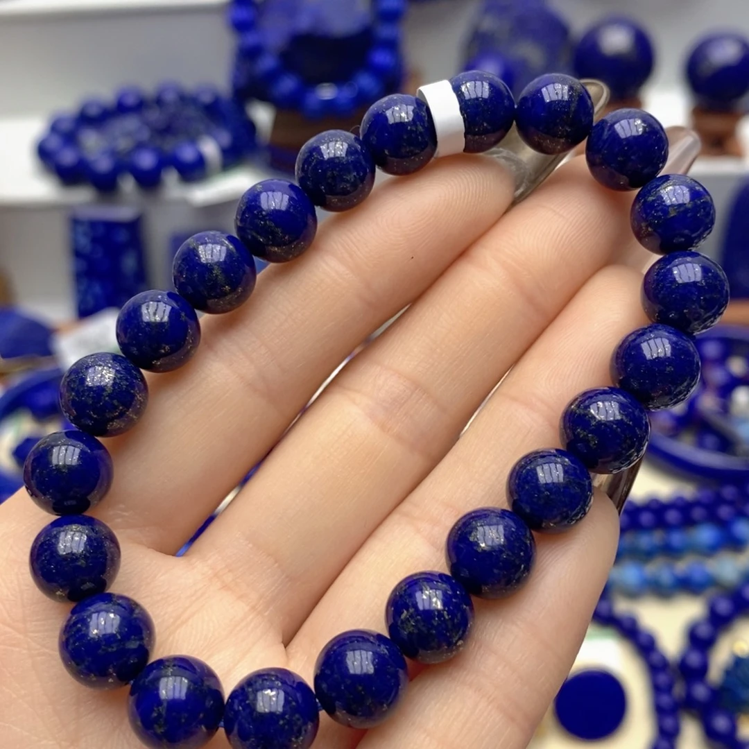 青金石未镶嵌手链9mm