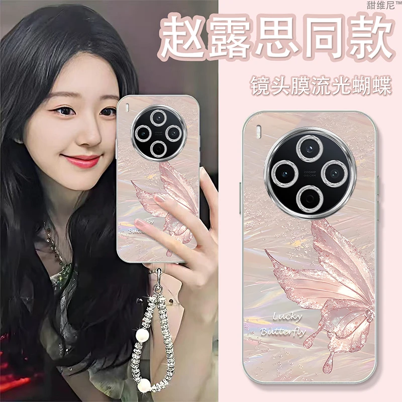 自带镜头膜适用vivoY500PRO手机壳新款高级感防摔Y500蝴蝶软壳