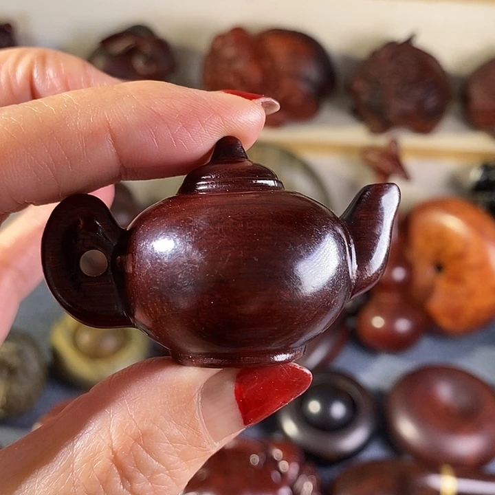 非洲紫檀（红花梨）把把壶