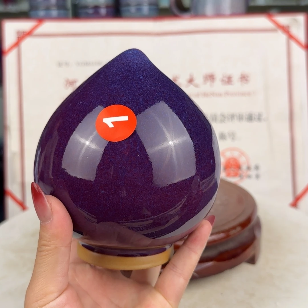 陶摆件郑家钧窑摆件