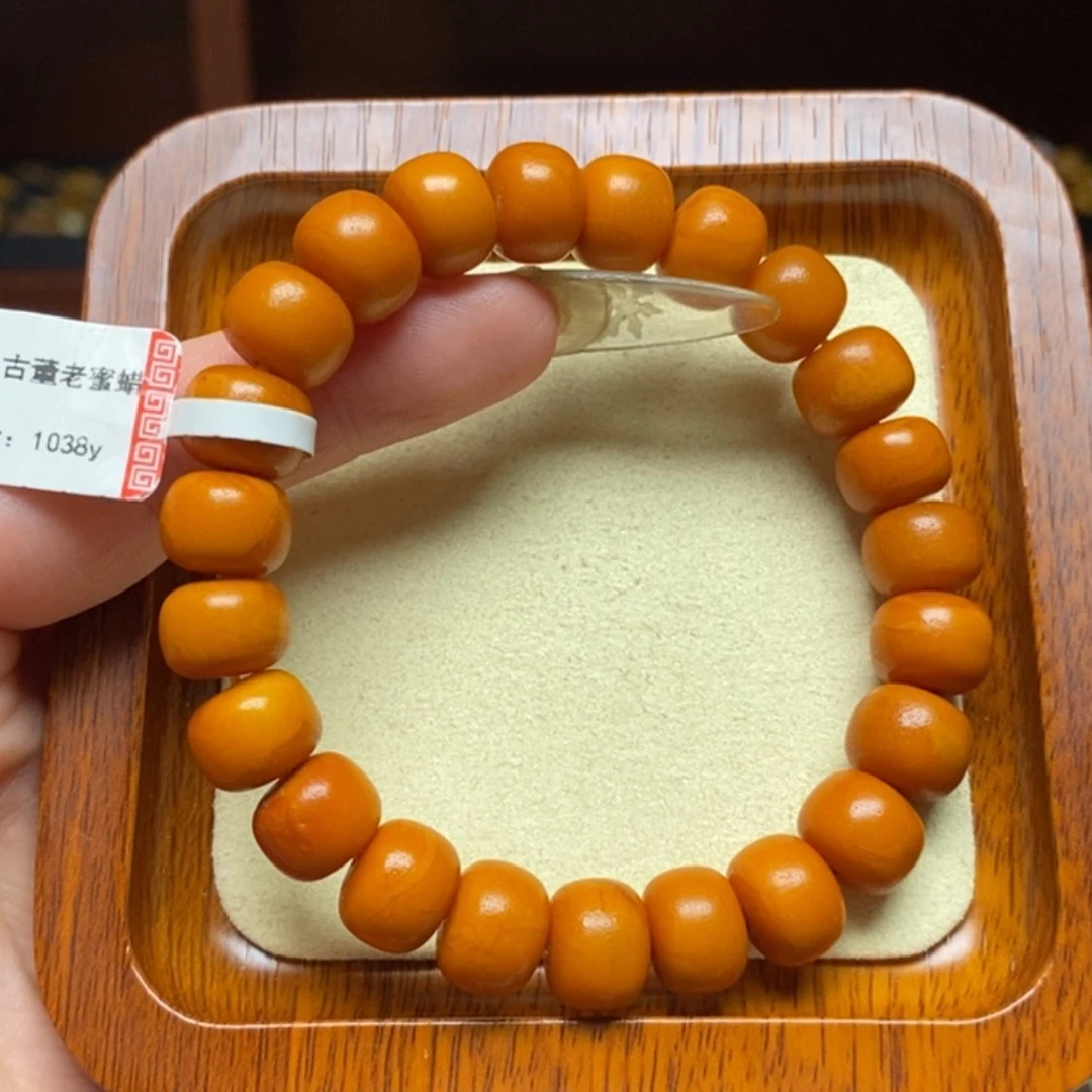 【闪购商品】蜜蜡手链未镶嵌手串